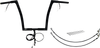 FAT BAGGERS INC. EZ Install Wired 1-1/4" Flat Top Handlebar Kit - 14" - Black 701914-B