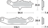 SBS Off-Road Sintered Brake Pads - Kawasaki 798SI