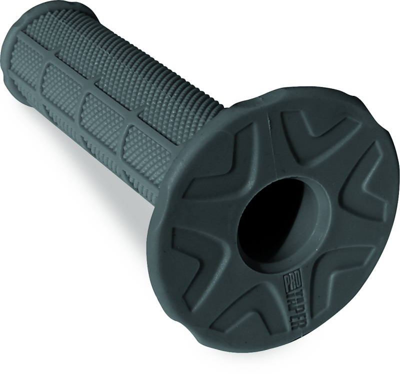 ProTaper 1/2 Waffle Grips - Medium Dark Gray for Powersports Vehicles
