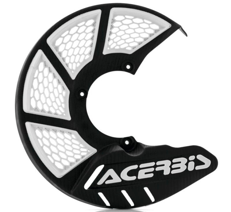 Acerbis X-Brake Vented Disc Cover for Powersports - Black/White, Part #2449490001
