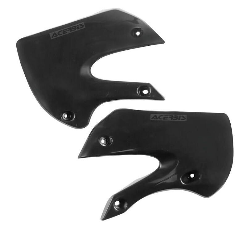 Acerbis Kawasaki/Suzuki KLX110, DRZ110, RM/KX65 Radiator Shroud in Black (Part #2043770001)