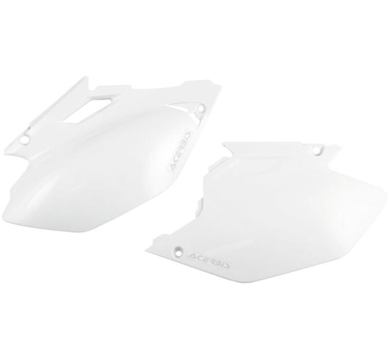 Acerbis White Side Panels for Yamaha WR250F/450F (2004-2006) – Durable Injection-Molded PowerSports Replacement