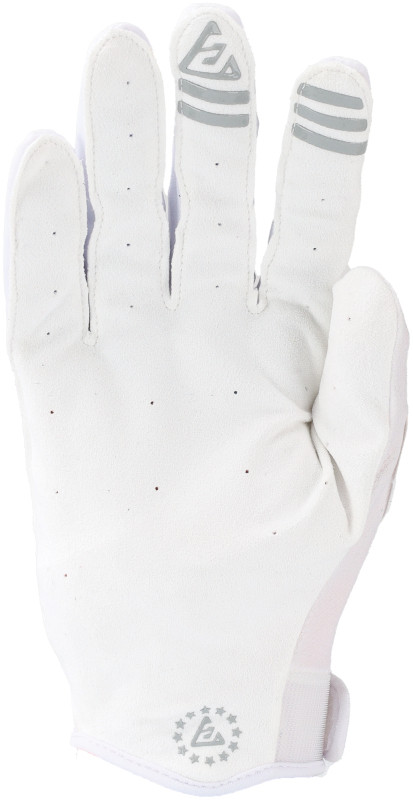 Answer Ascent Gloves White/Grey - Size 2XL for Powersports Protection