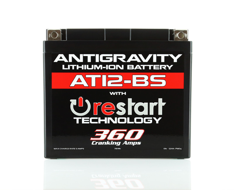 Antigravity Batteries YT12-BS Lithium RE-START Battery with Built-In Jump Starting