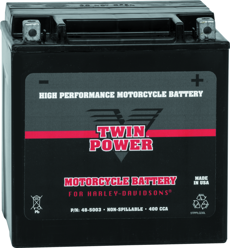 Twin Power YIX-30L High Performance AGM Battery for Harley Davidson - Part 485003