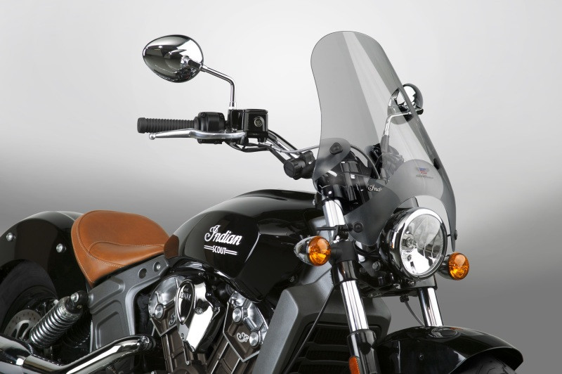 National Cycle Street Shield with Handlebar Mounting - 17 Inch Clear Polycarbonate Screen, Part N25013