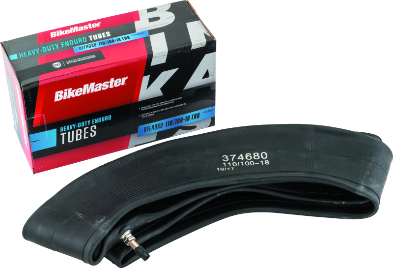 BikeMaster 110/100-18 TR6 Heavy-Duty Enduro Tube for Offroad Motorcycles