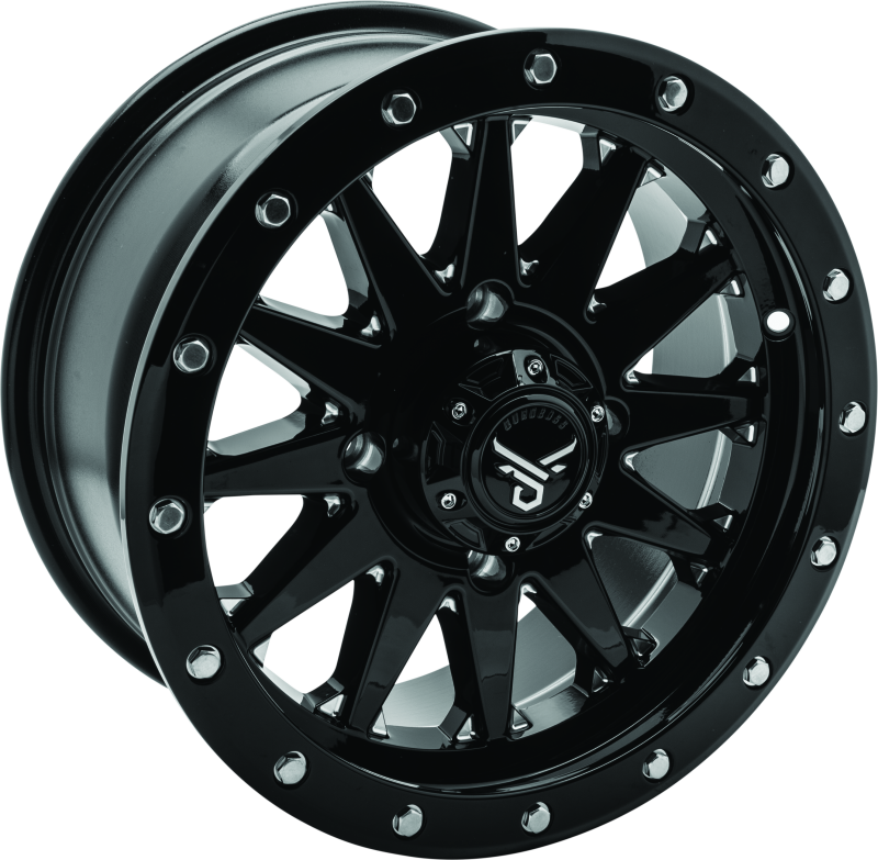 QuadBoss Wagon 15x7 - 5+2 Offset Milled Aluminum Wheel for Powersports Vehicles