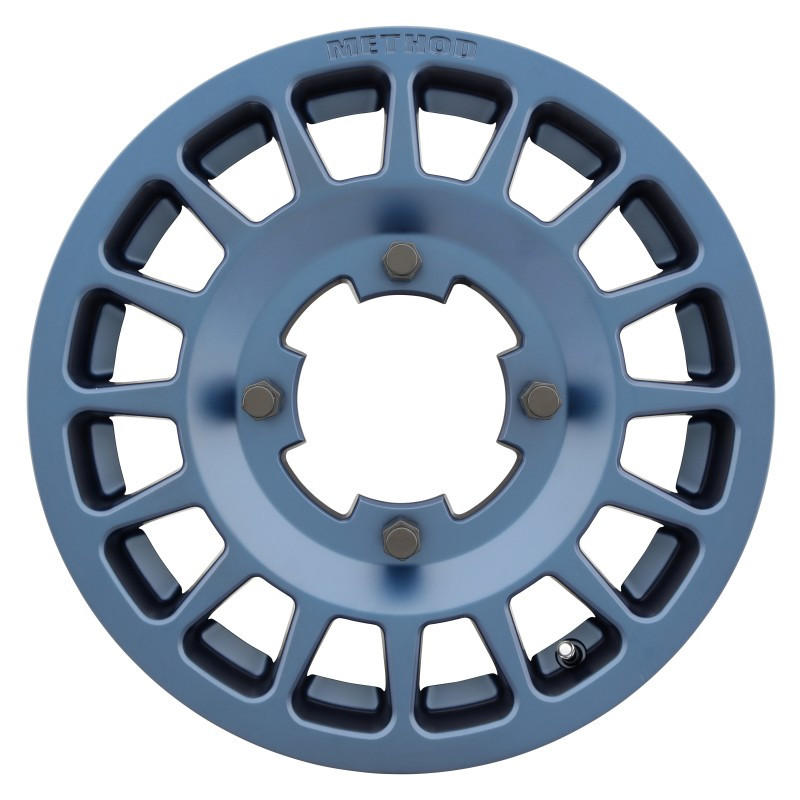 Method MR407 Bead Grip 15x6 Powersports Wheel with Bahia Blue Finish