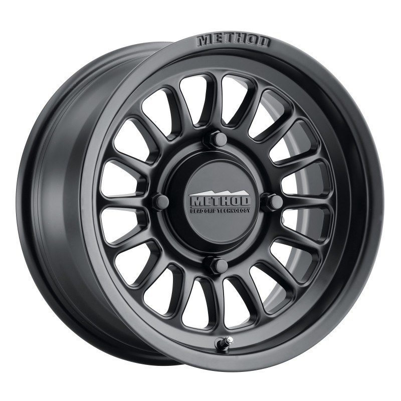 Method MR411 Bead Grip 15x7 PowerSports Wheel with Matte Black Finish