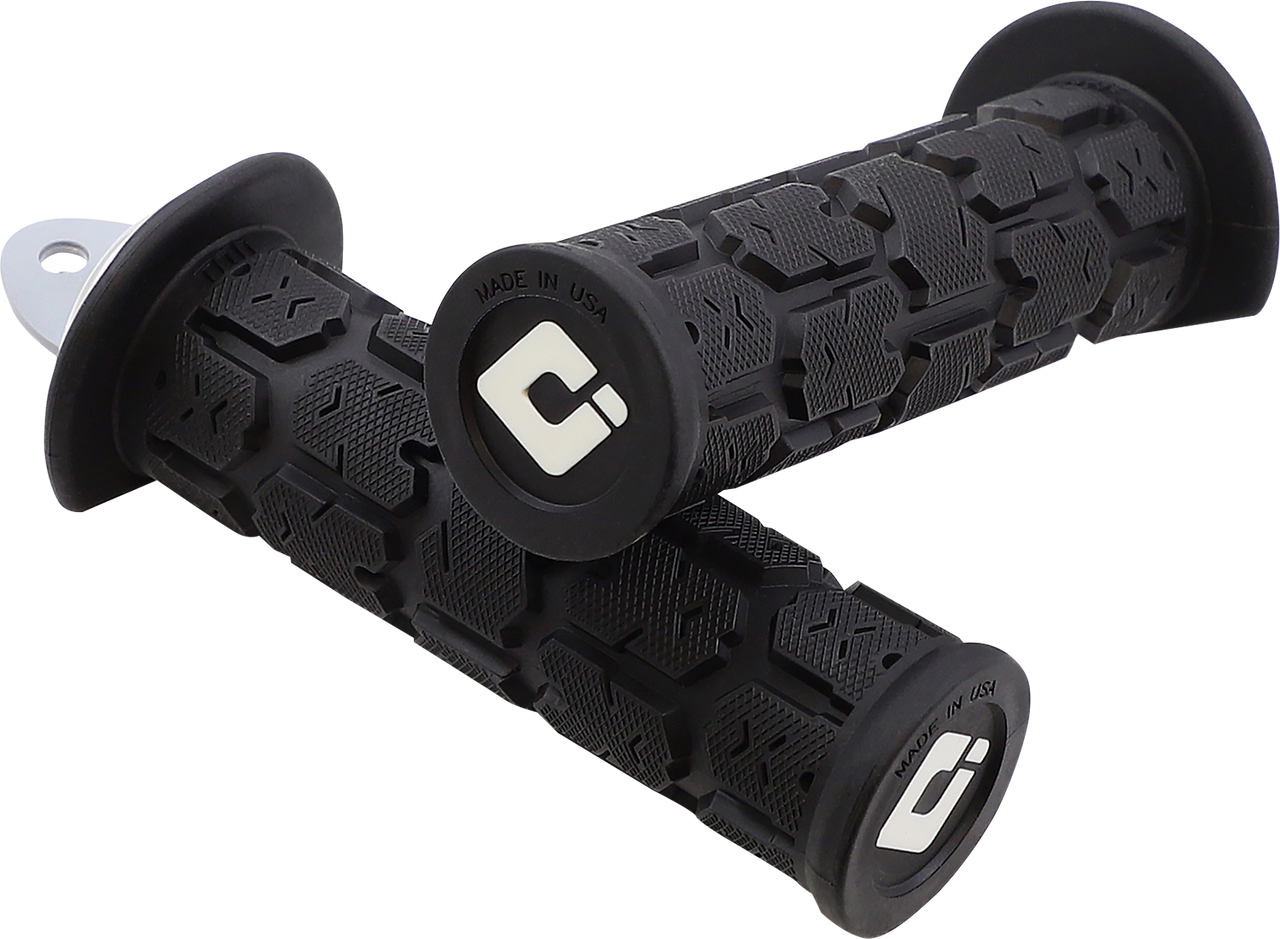 ODI Rogue ATV/PWC Grips - Black/Silver J33RGB-S