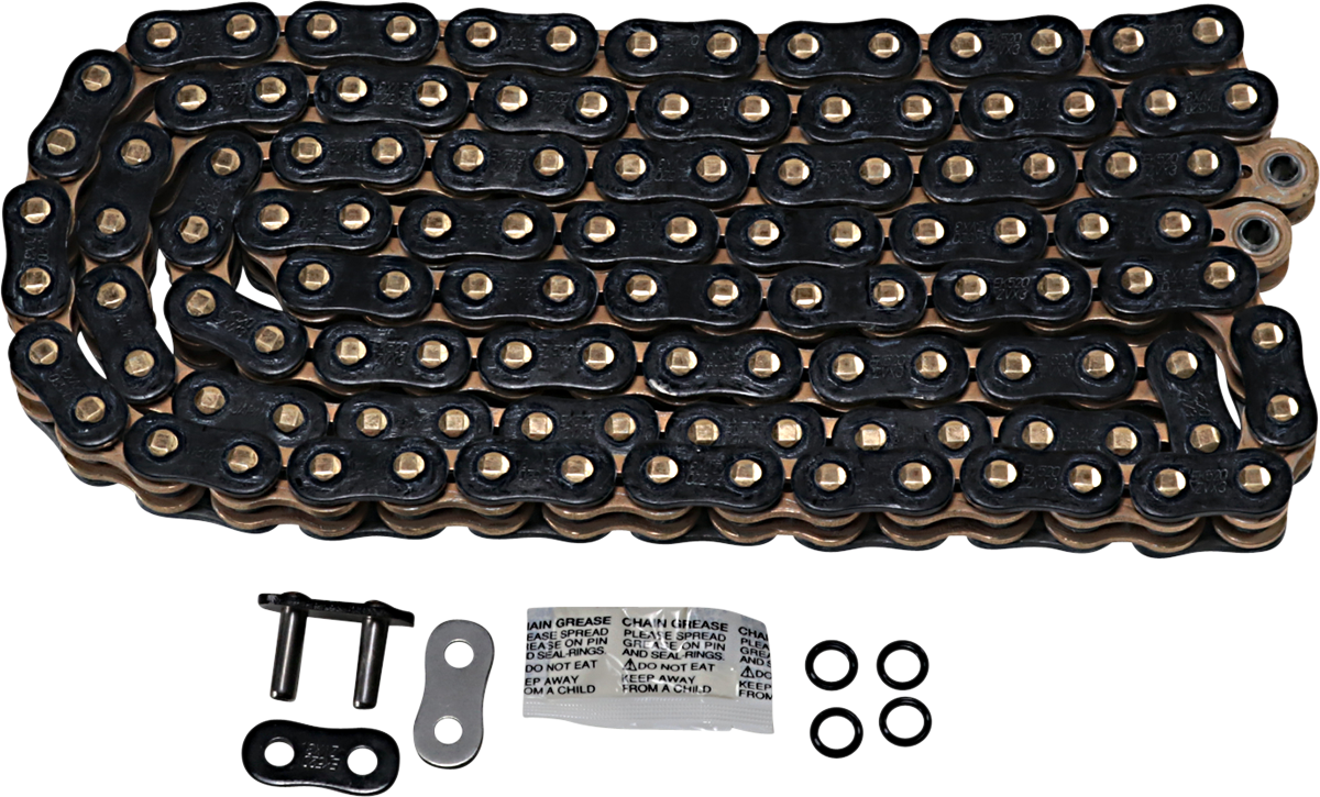EK 520 ZVX3 - Sportbike Chain - 120 Links - Black/Gold 520ZVX3-120KG