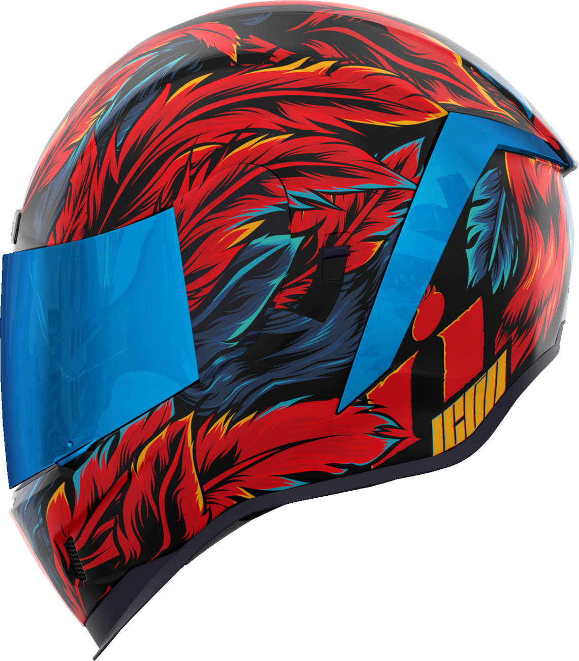 ICON Airform™ Helmet Fever Dream Blue Small - Model 0101-16101 with Fog-Free Shields