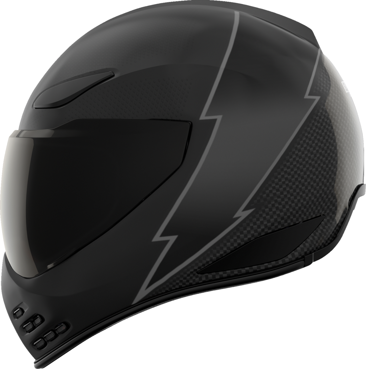 ICON Domain™ Helmet Slabtown Black Medium 0101-17872 with Fog-Free Shield and Ventilation System