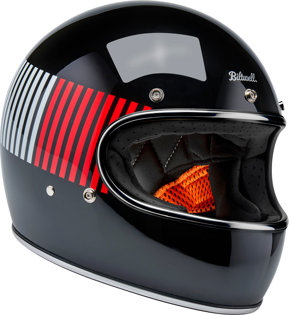 BILTWELL Gringo Raceflow Helmet XL - Impact-Resistant ABS Shell with Ventilation and Comfort Features