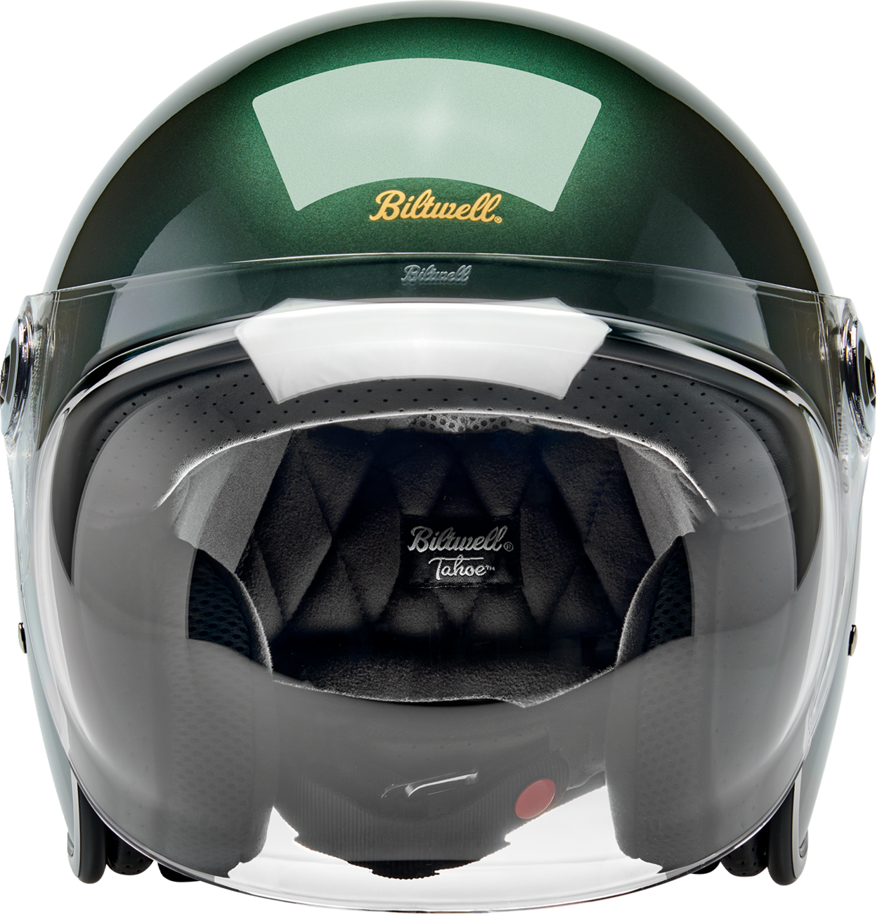 BILTWELL Tahoe™ Helmet - Solid Metallic Sierra Green, Small (Part #1008-324-502)