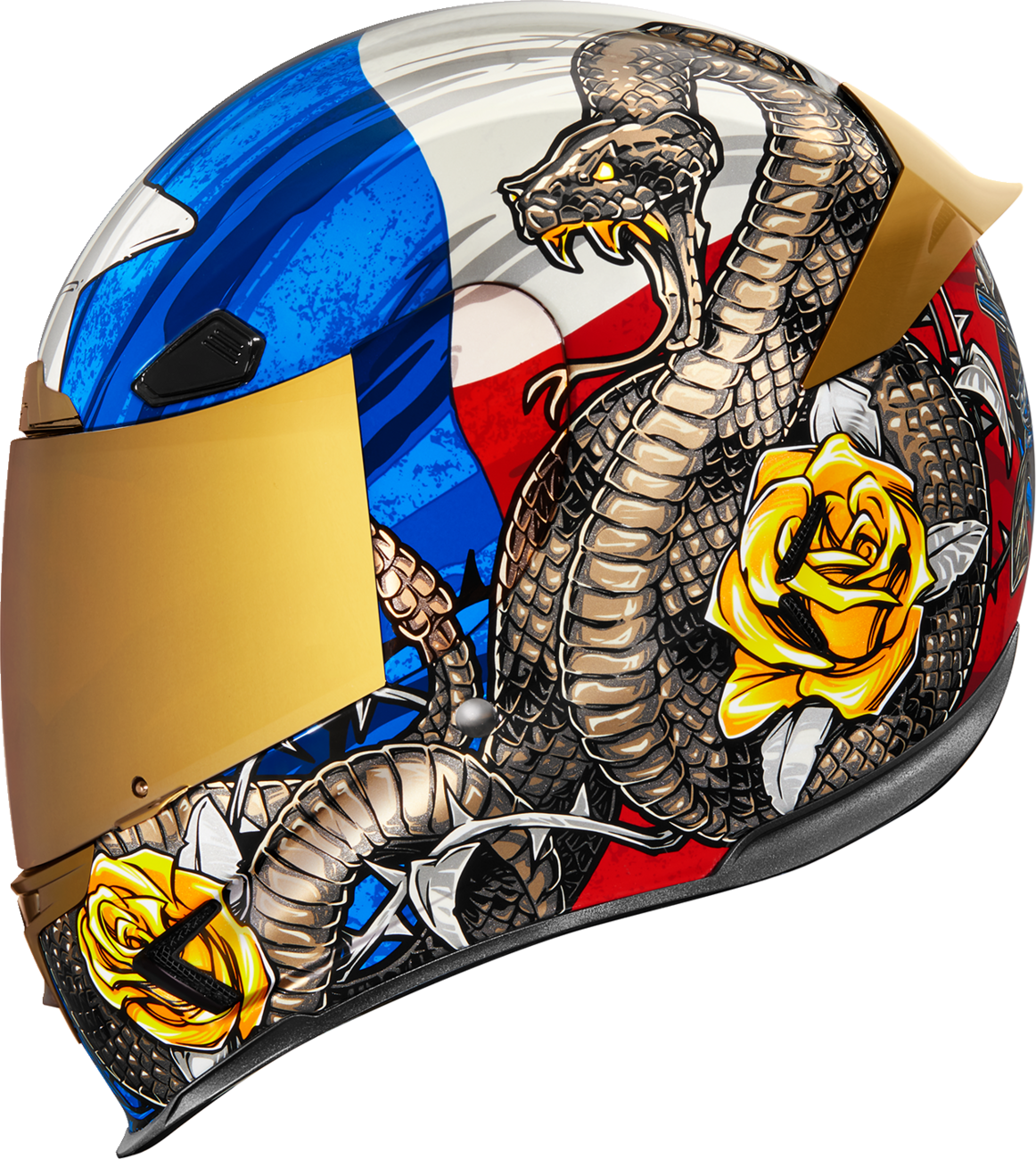 ICON Airframe Pro™ Helmet Tejas Libre 3XL - Advanced Motorcycle Helmet with Ventilation and Shield System