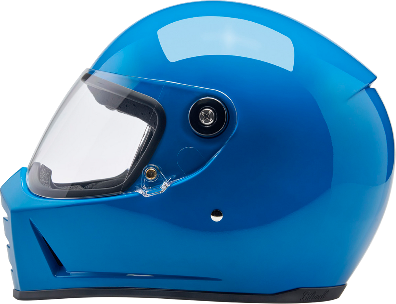 BILTWELL Lane Splitter Helmet - Gloss Tahoe Blue XS (Part #1004-129-501)