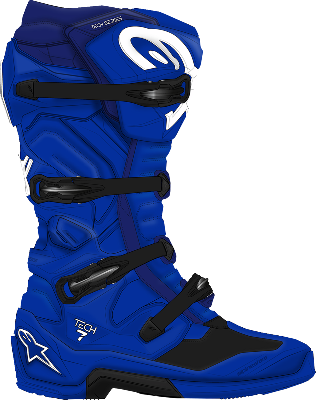 Alpinestars Tech 7 Boots - Blue US 7 / EU 40.5 - Model 2012025-70-7