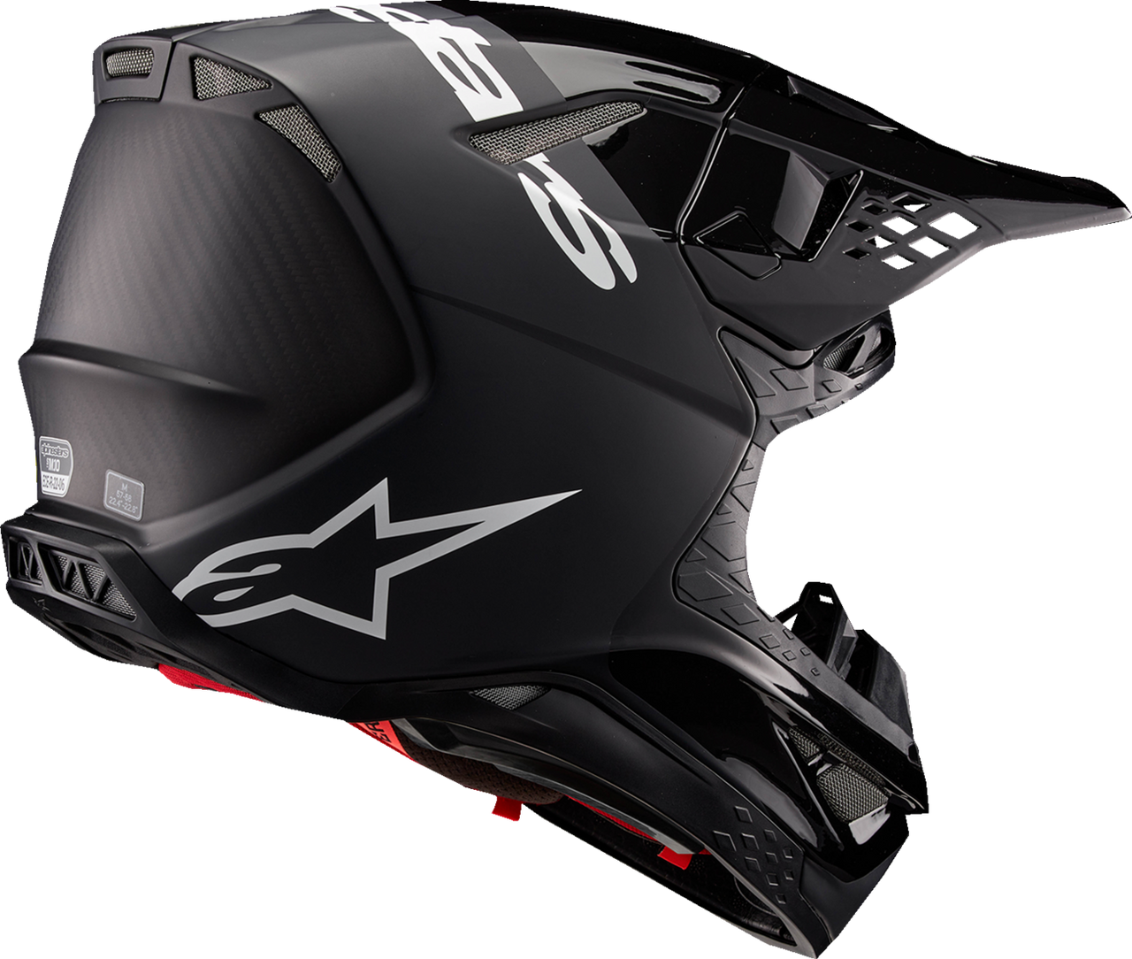 Alpinestars Supertech M10 Helmet - Flood - MIPS® - Black/Dark Gray - XS