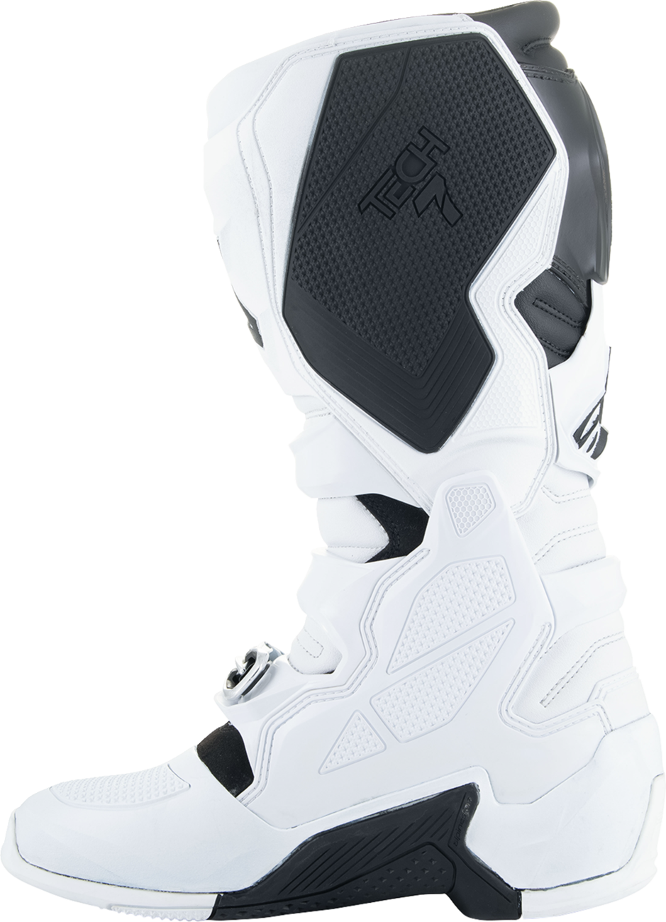 Alpinestars Tech 7 Off-Road Motorcycle Boots - White/Black US 7 / EU 40.5, Part Number 2012025-21-7
