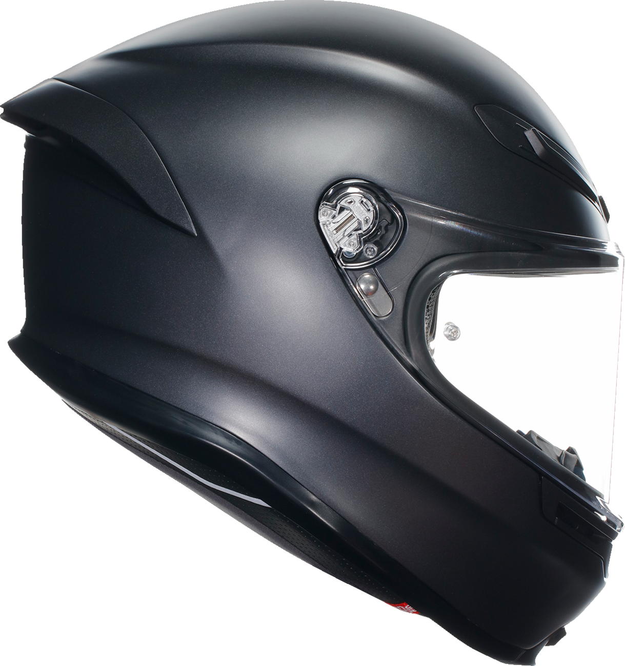 AGV K6 S Matte Black 2XL Motorcycle Helmet with Advanced Ventilation and Safety Features