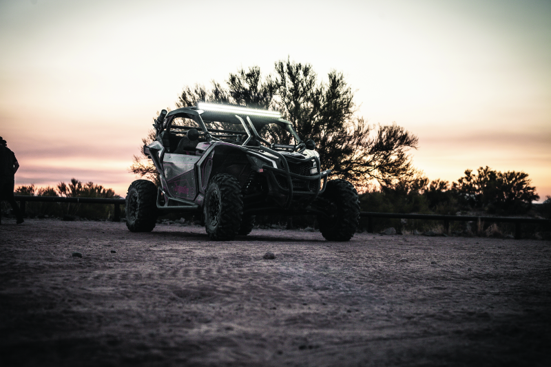 DragonFire Racing 2x2-inch Pod Light with Side Lights - Bright LED Powersports Lighting