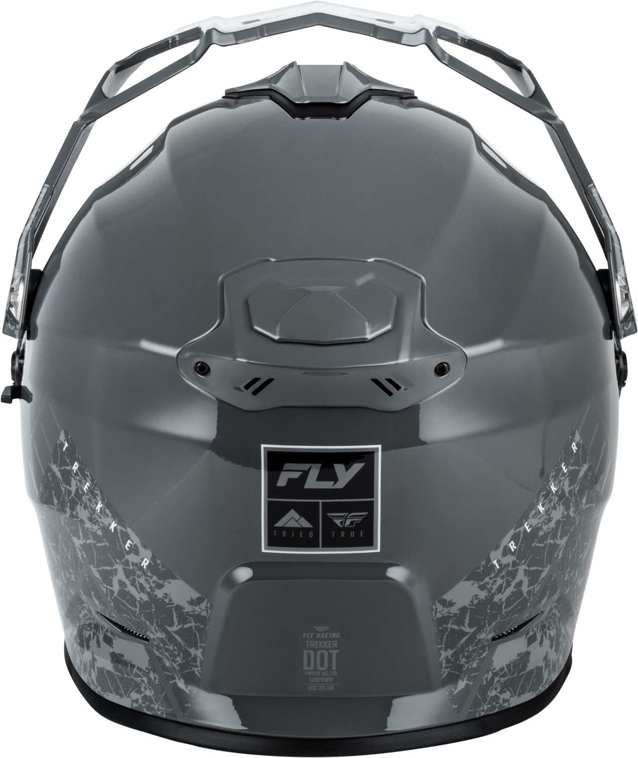 Fly Racing Trekker Granite Helmet Grey for Youth - XS