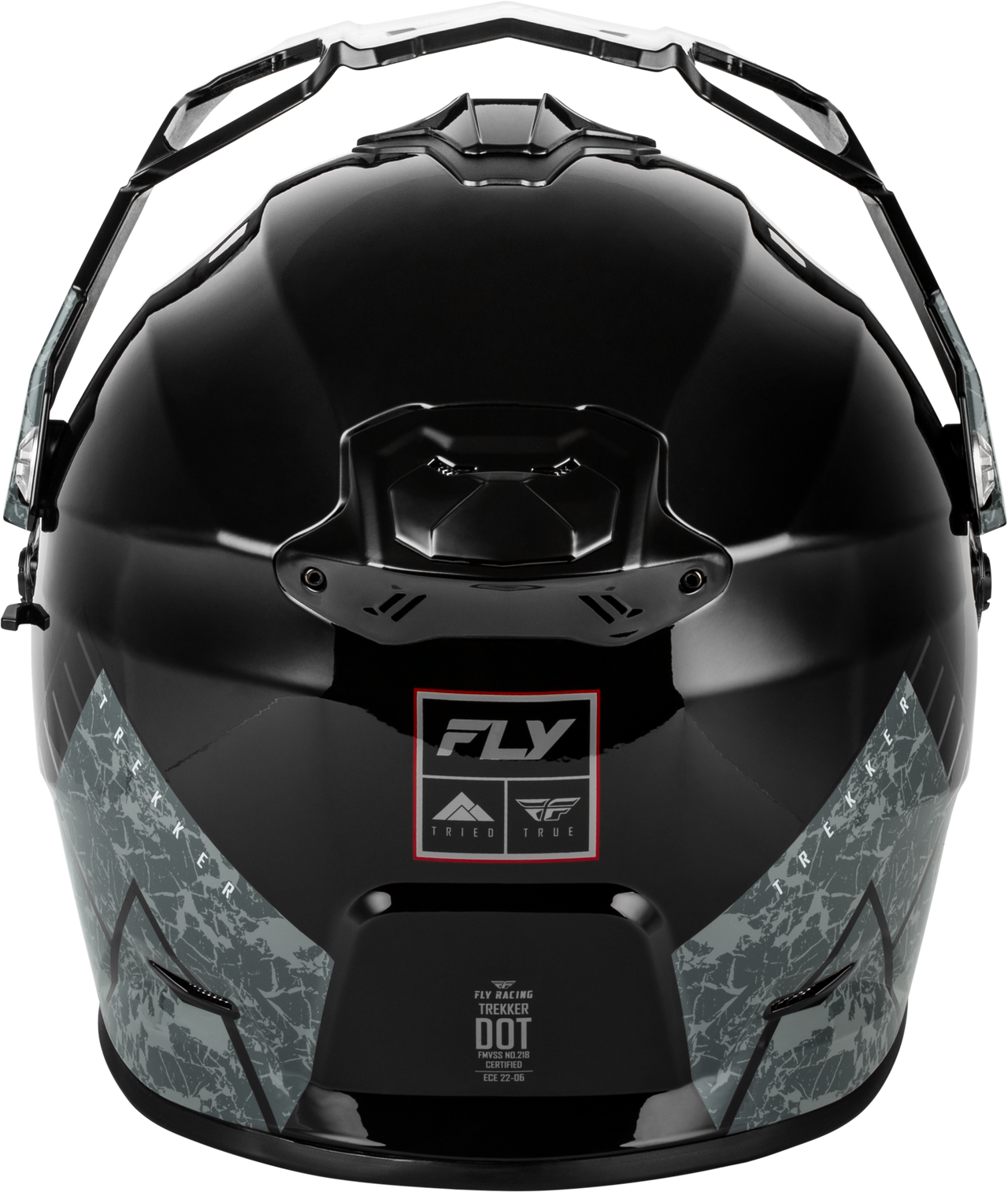 Fly Racing Trekker Granite Helmet Black/Grey - Model 73-70412X