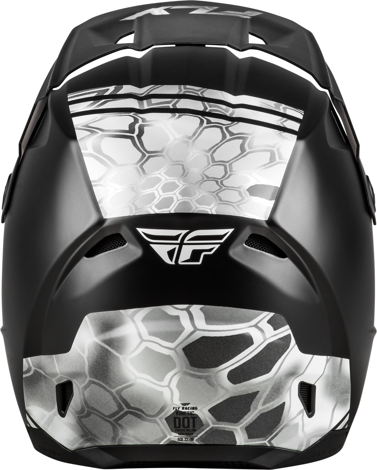 FLY Racing Kinetic Verdict Kryptek Helmet in Black/Grey Medium