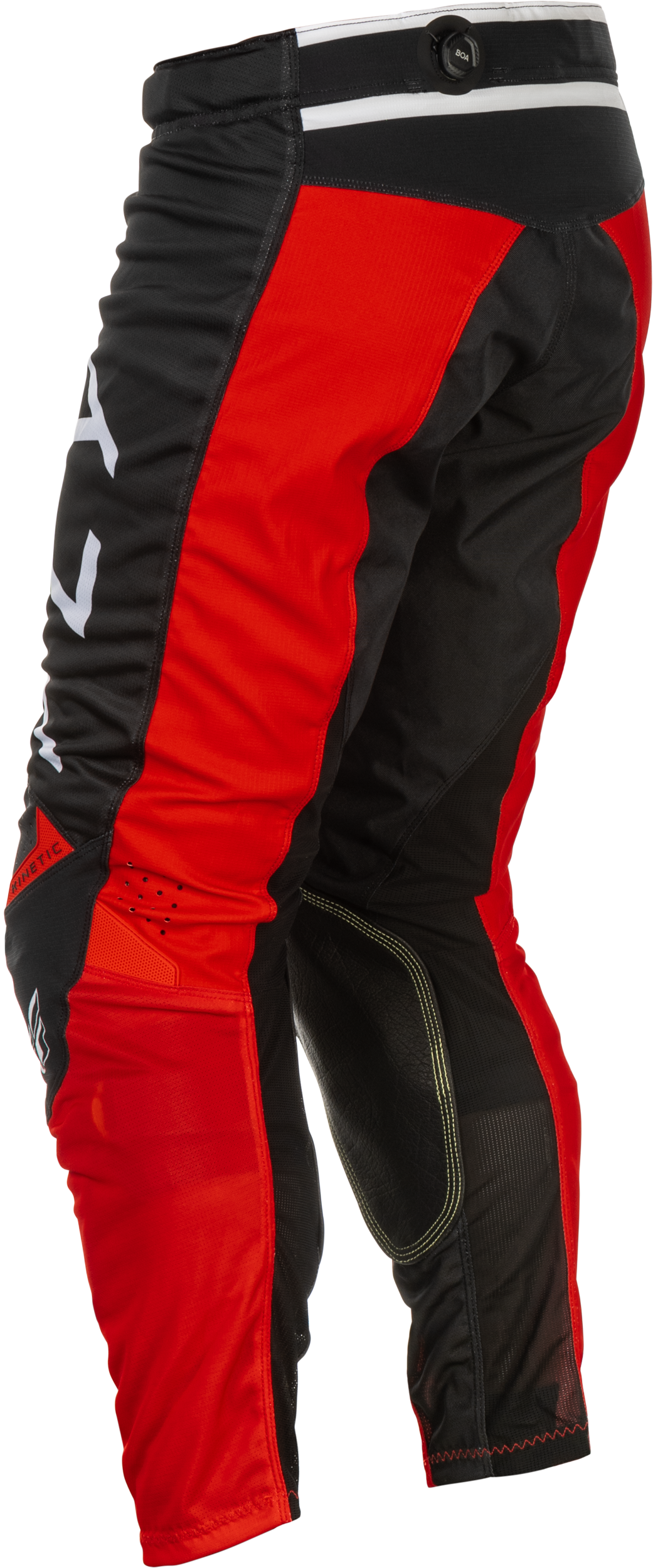 Fly Racing Kinetic Mesh Center Pants Black/White/Red Size 28