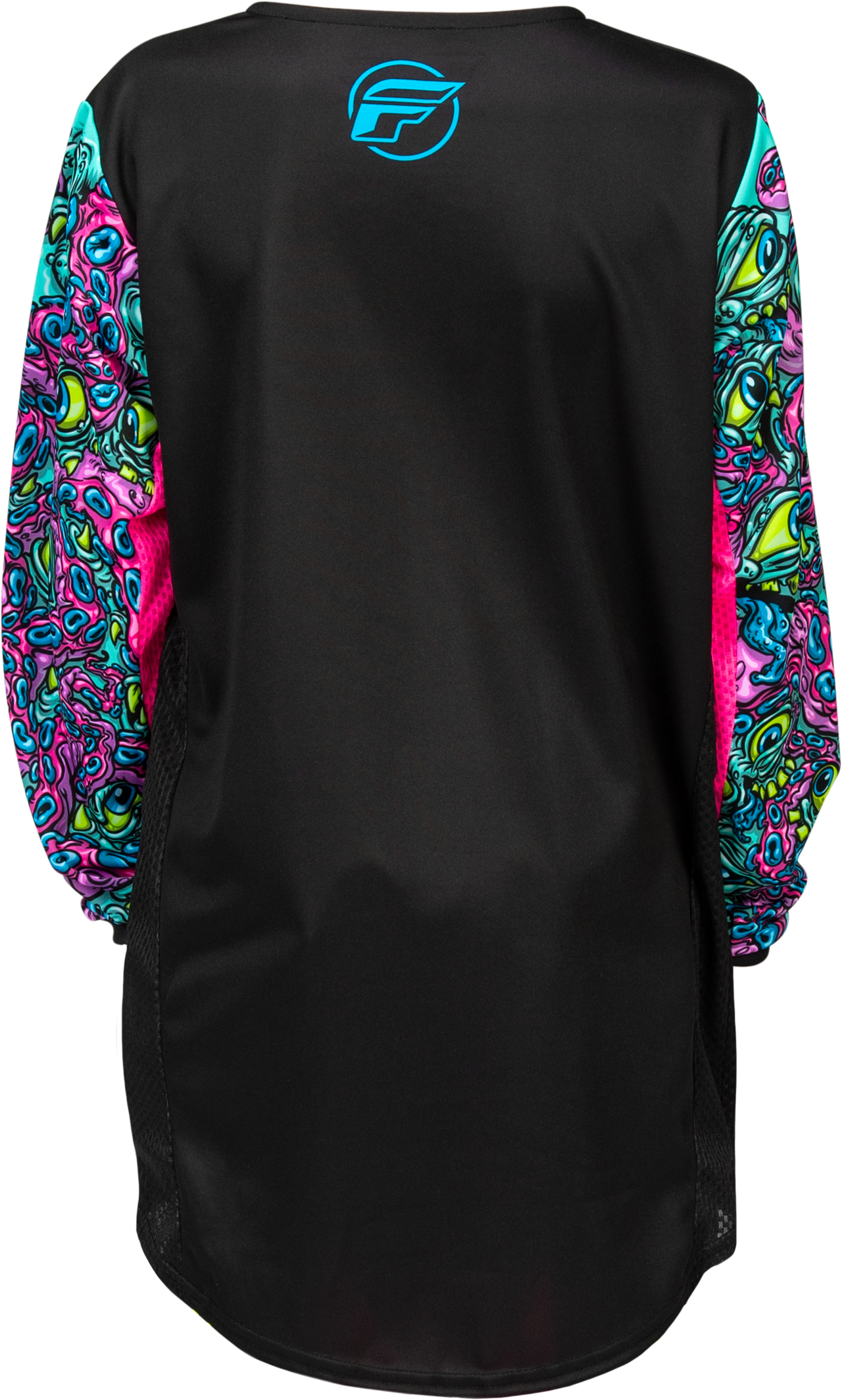 Fly Racing Youth Kinetic Mutant Jersey Black/Multi YXL - Lightweight Performance Riding Apparel