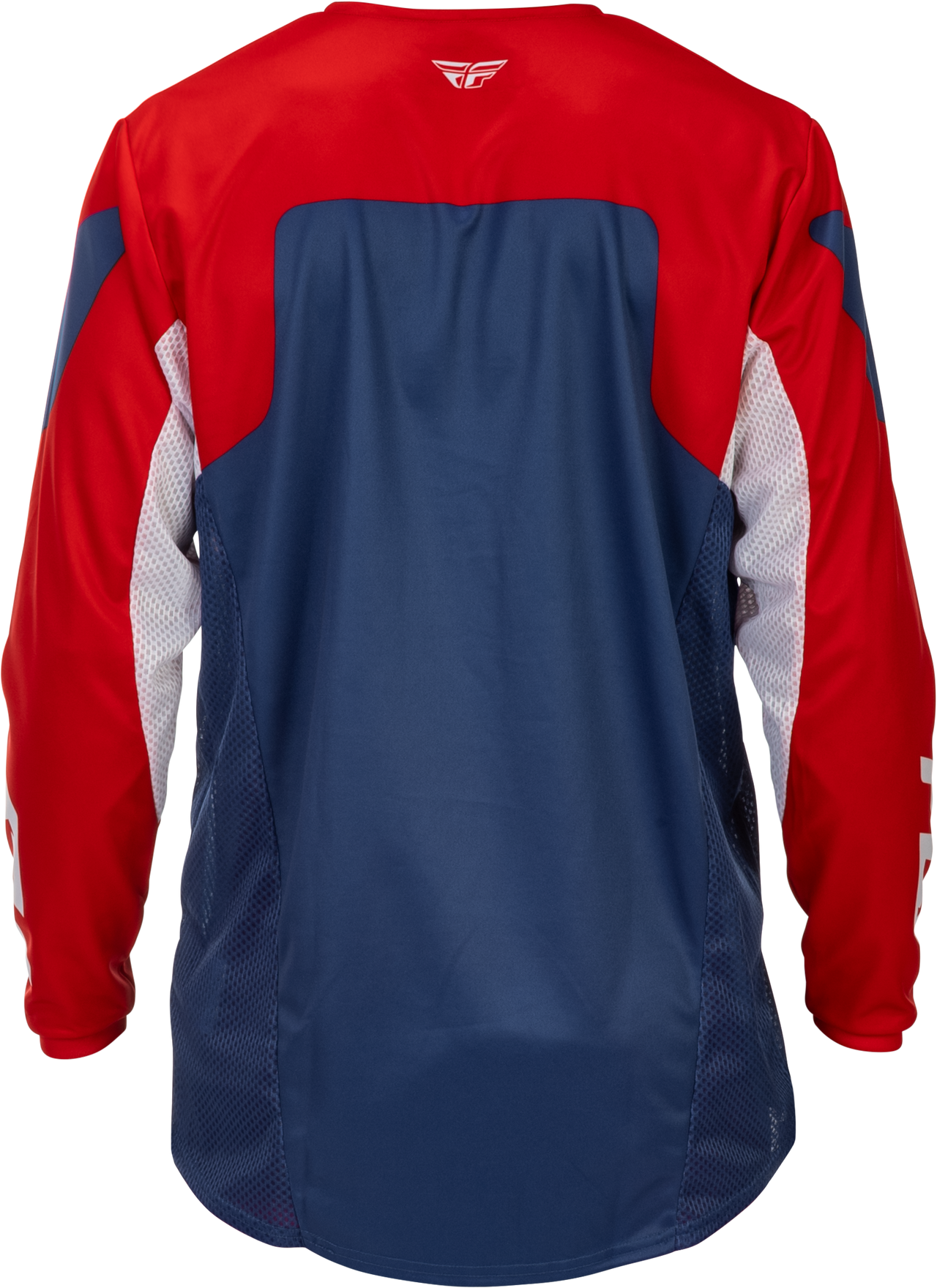 Fly Racing Kinetic Jersey Red/White/Blue Large - Lightweight Performance Motorcycle Jersey