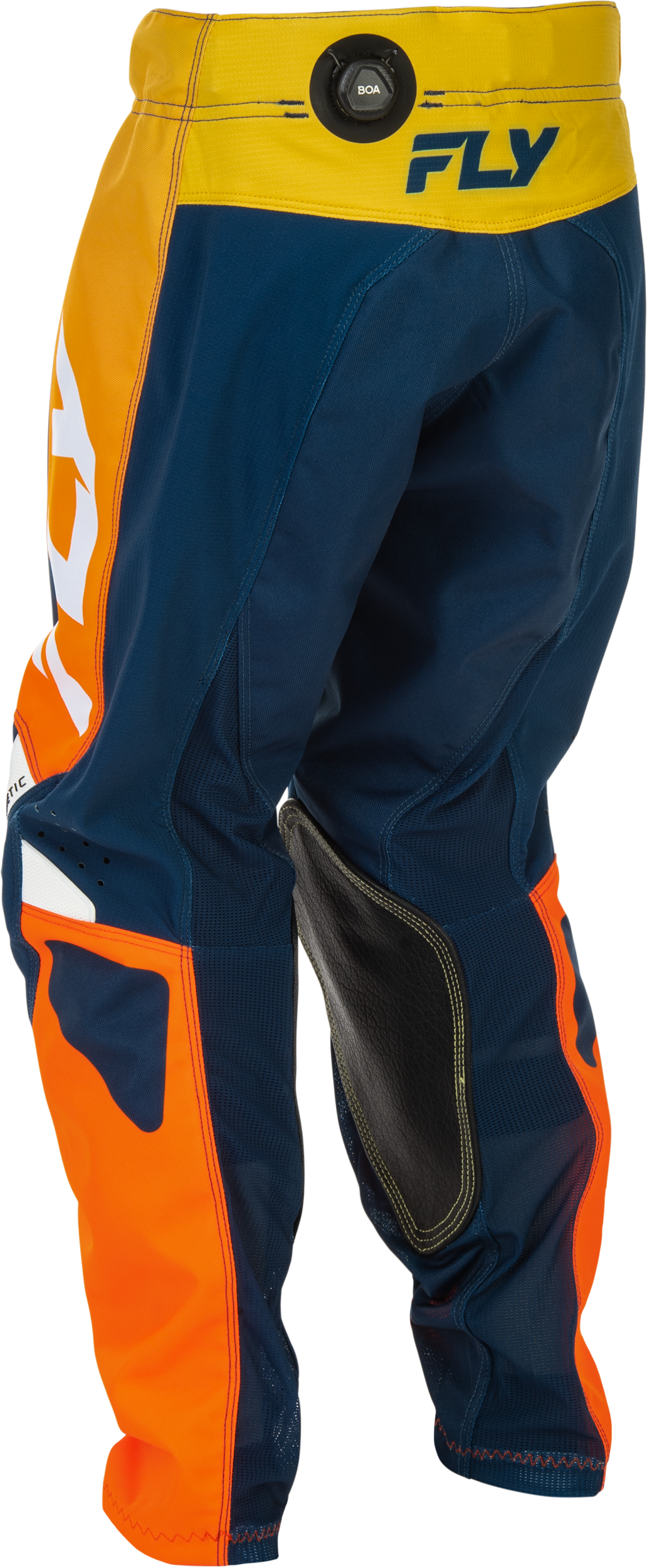 Fly Racing Youth Kinetic Pants Navy and Orange Size 18