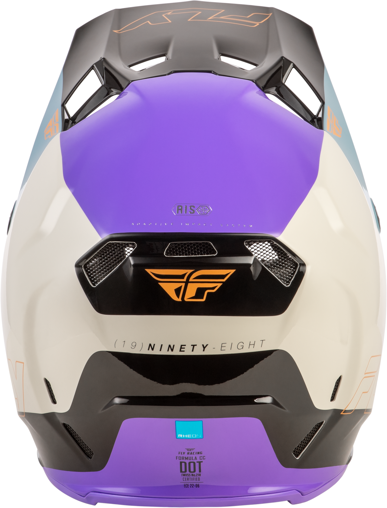 Fly Racing Formula CC Glide Helmet Purple/Stone/Black XS – Lightweight, Impact-Resistant Motorcycle Helmet