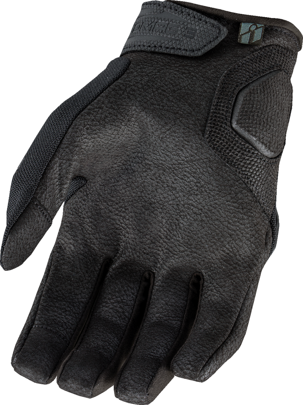 ICON Automag3™ CE Gloves Black Large - Durable and Comfortable Motorcycle Gloves with Reinforced Palm and D3O® Knuckle Padding