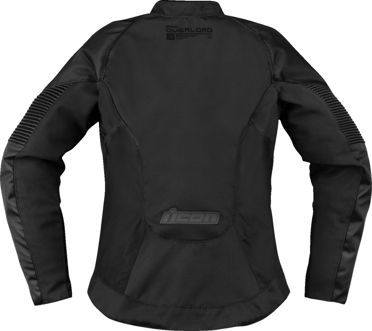 ICON Women's Overlord3™ Jacket - Black, Medium - Sport Fit with Impact Protection and Ventilation Features