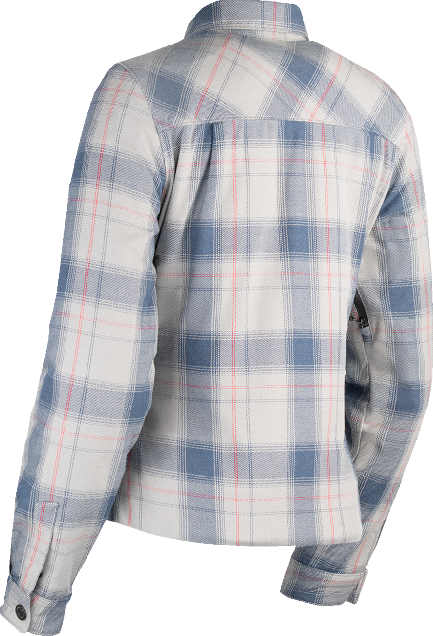 ICON Women's Fallblock Flannel™ Jacket Gray - Model 2822-1906
