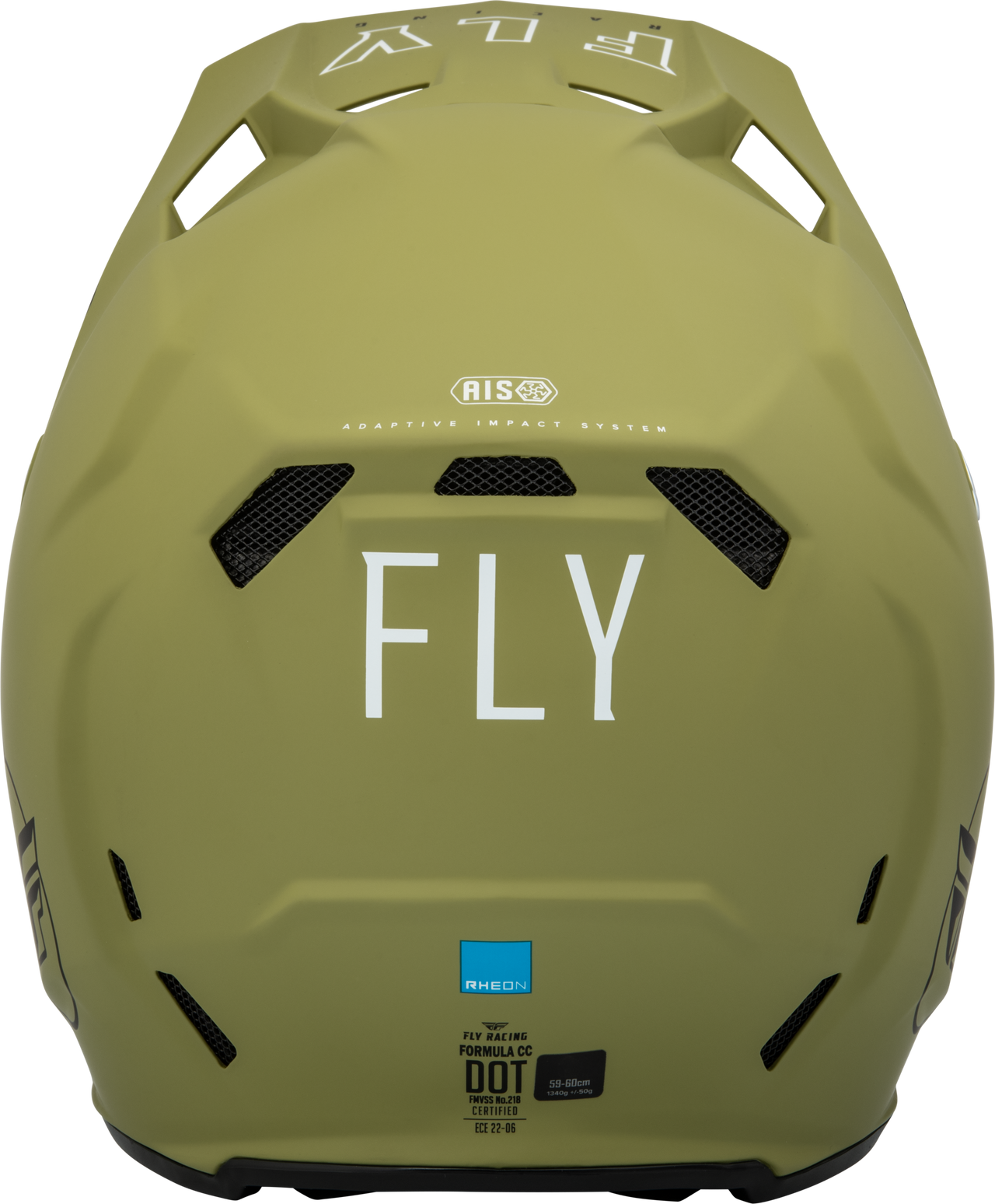 Fly Racing Formula CCN Centrum Helmet Matte Olive Green and Black XS