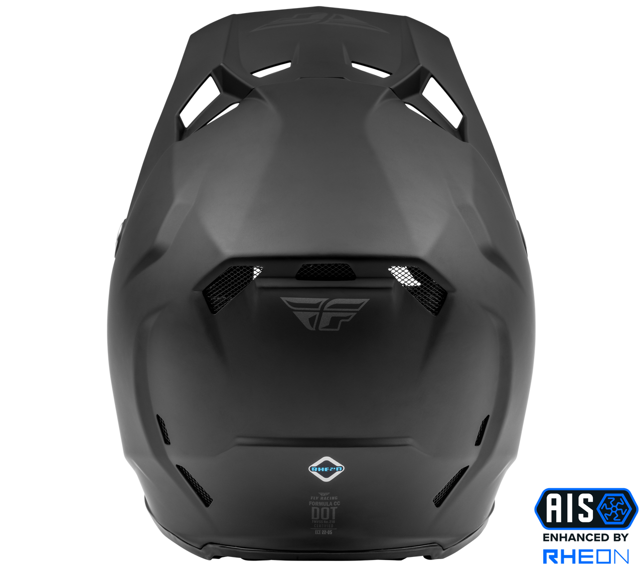 Fly Racing Formula CC Solid Helmet Matte Black - Small (Part #73-4300S)