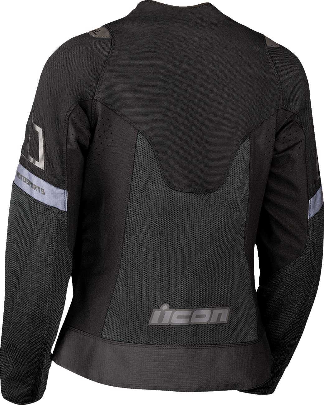 ICON Women's Contra3™ Jacket with Iron Weave™ Mesh and D3O® Impact Protectors - Black, Large