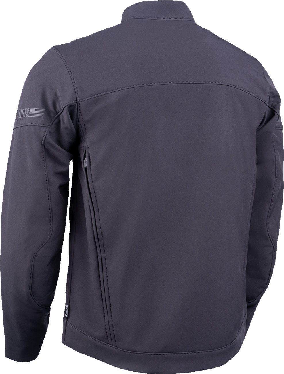 ICON Merc3™ Jacket Black Small with D3O® Impact Protectors and AirFlow Ventilation
