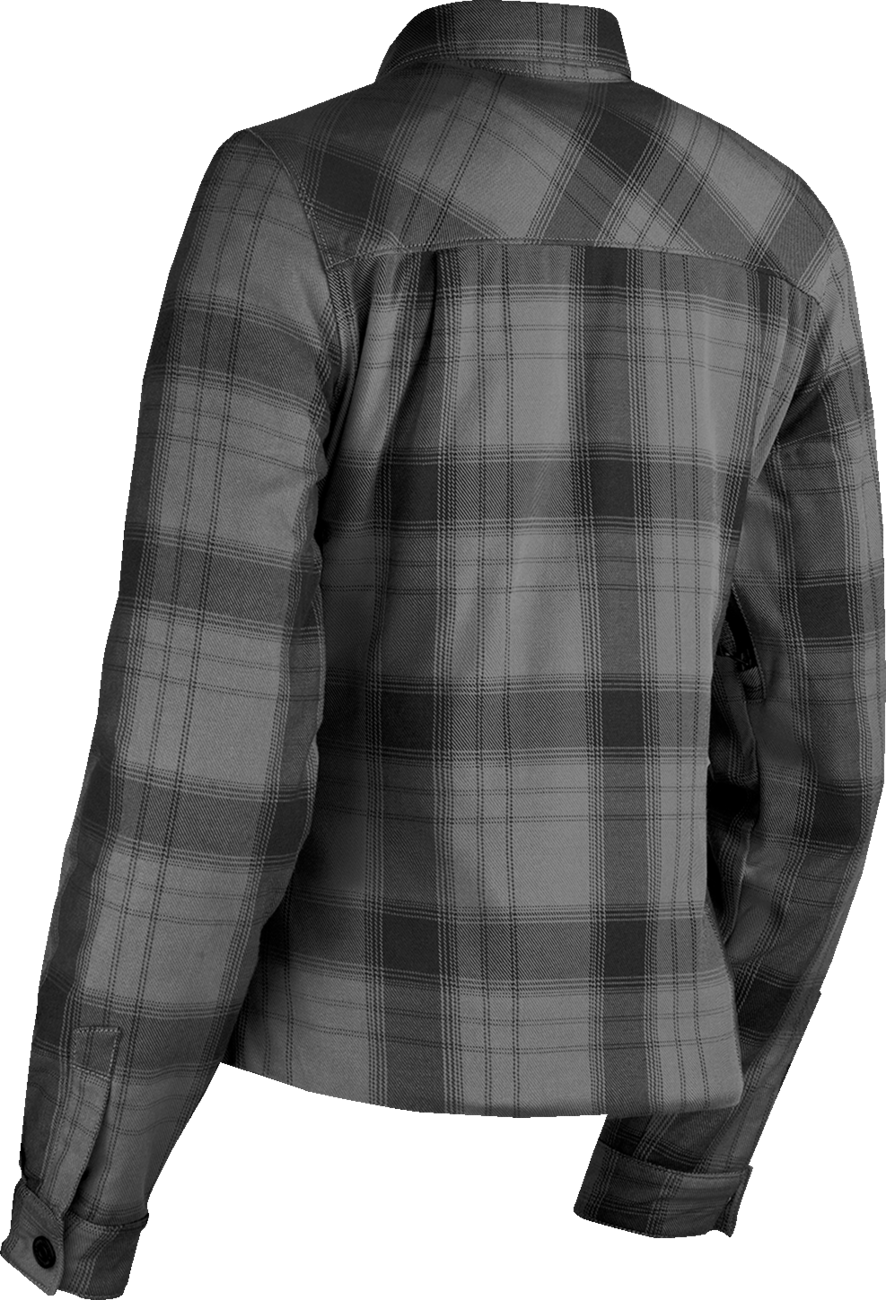 ICON Women's Fallblock Flannel™ Jacket - Black (Part No. 2822-1899)