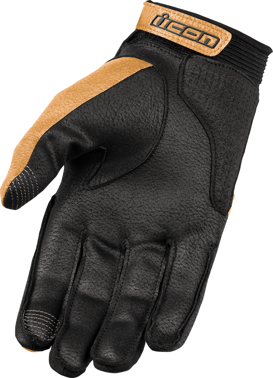 ICON Superduty3™ Gloves - Tan, Medium | Durable Motocross and Street Riding Gloves with Flexibility and Comfort