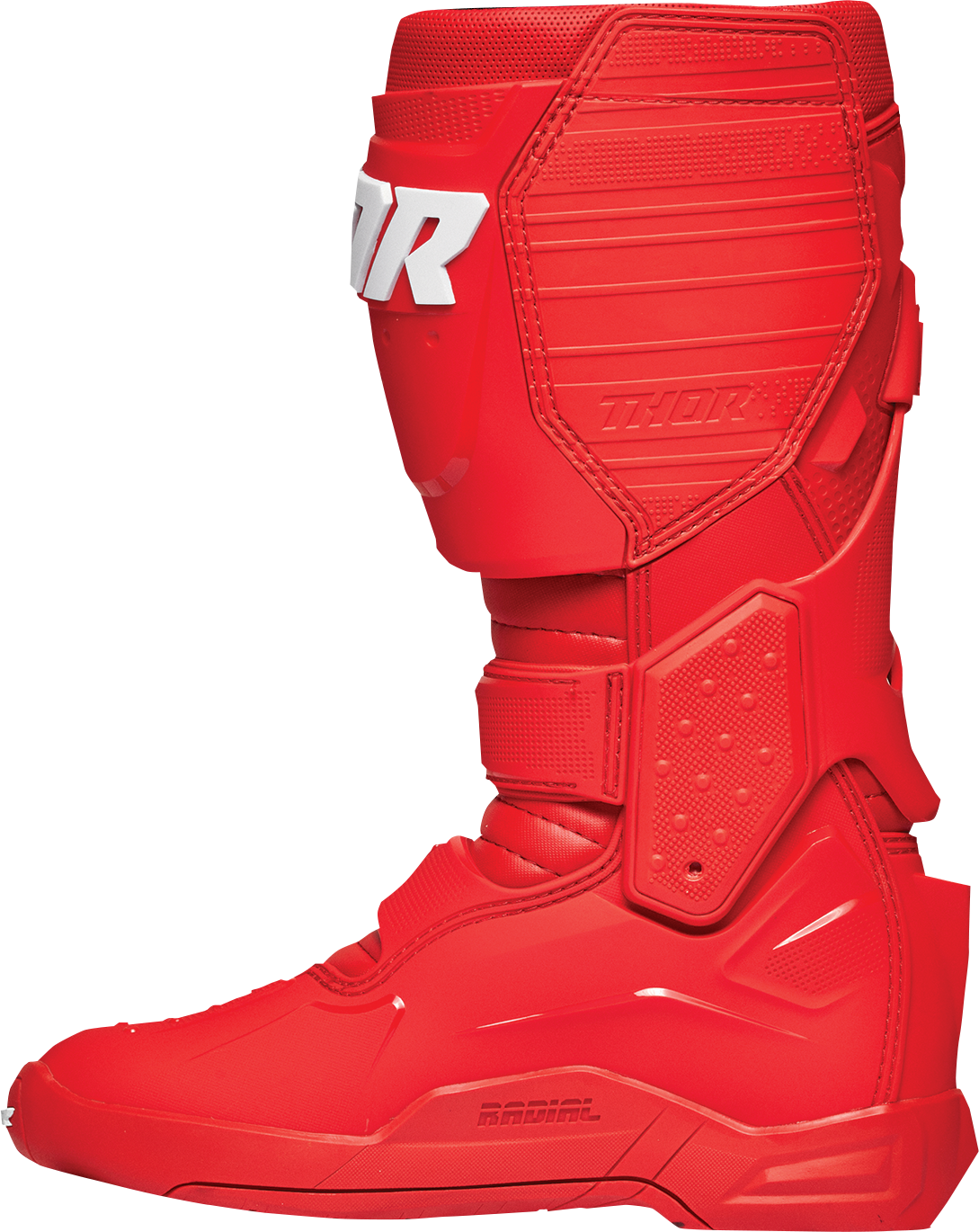 THOR Radial Boots Size 9 - Red, Model 3410-2738