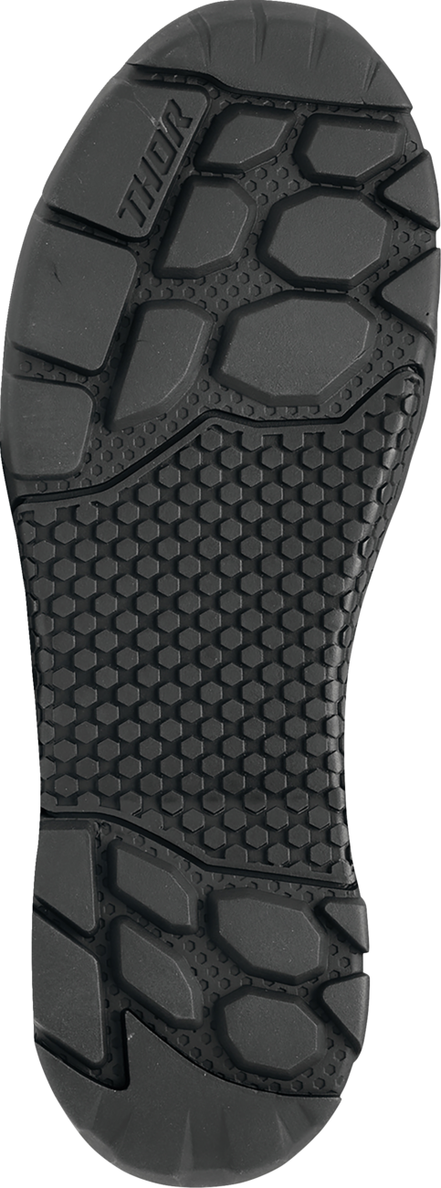 THOR Blitz XRS Boots Black/Gray US 9 - Durable Motorcycle Riding Footwear with Steel Shank and Enhanced Comfort