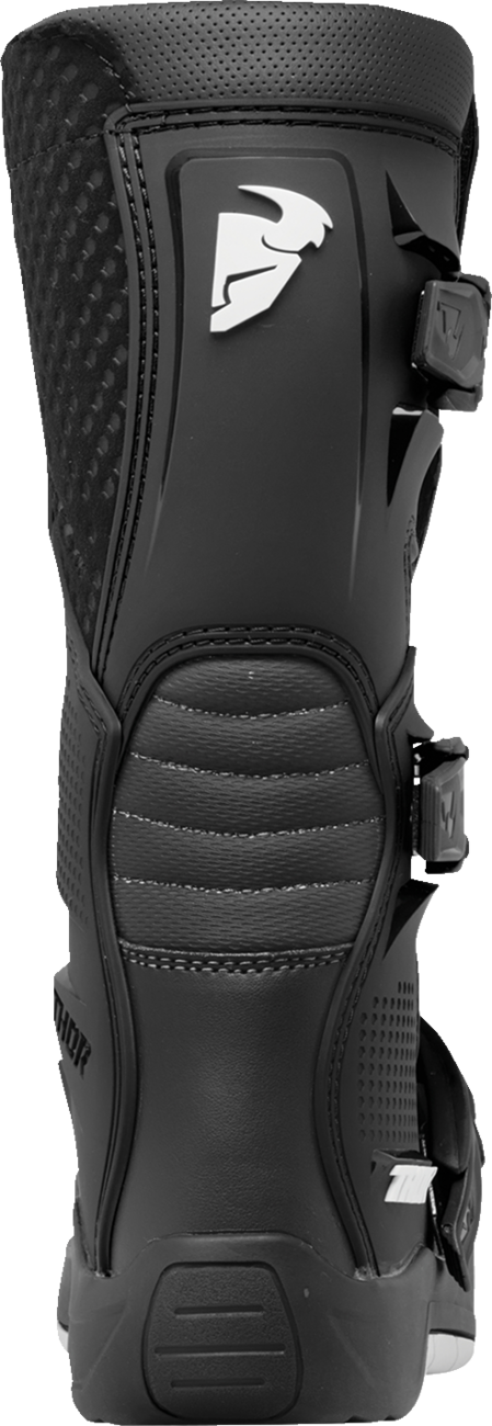 THOR Youth Blitz XR Boots - Black/White, US Size 7 (Part No. 3411-0730)