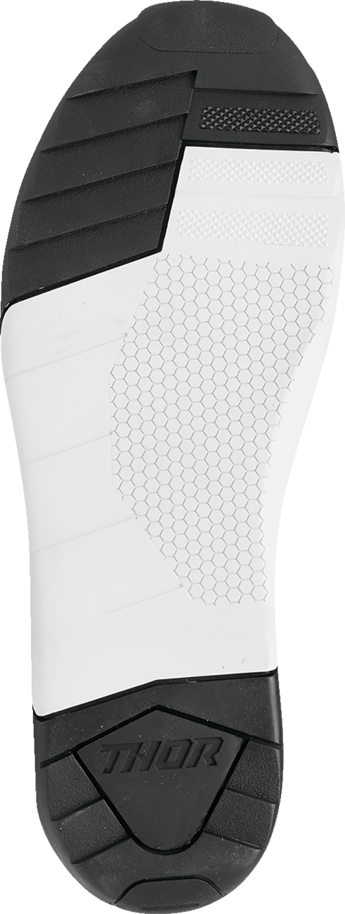 THOR Blitz XR Motorcycle Boots - Black/White US 7 (Part #3410-3073)