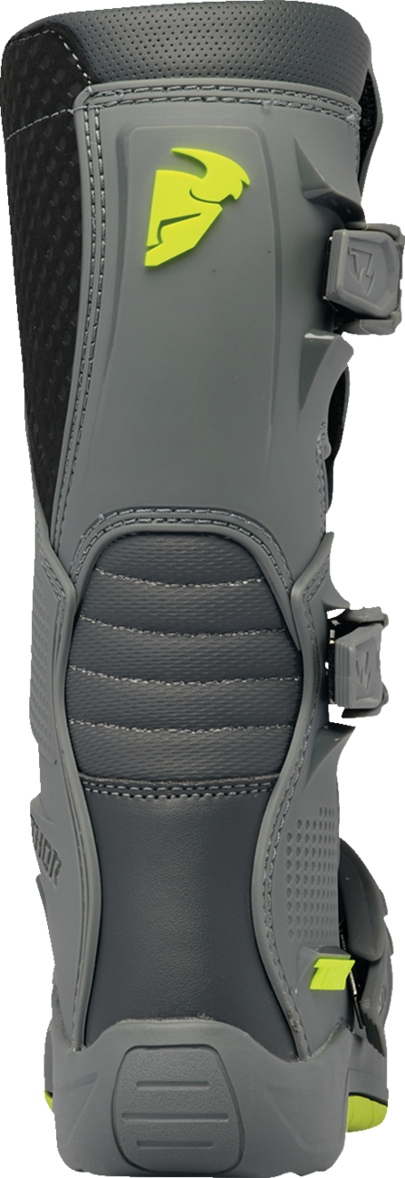 THOR Youth Blitz XR Boots - Gray/Charcoal, Part Number 3411-0743