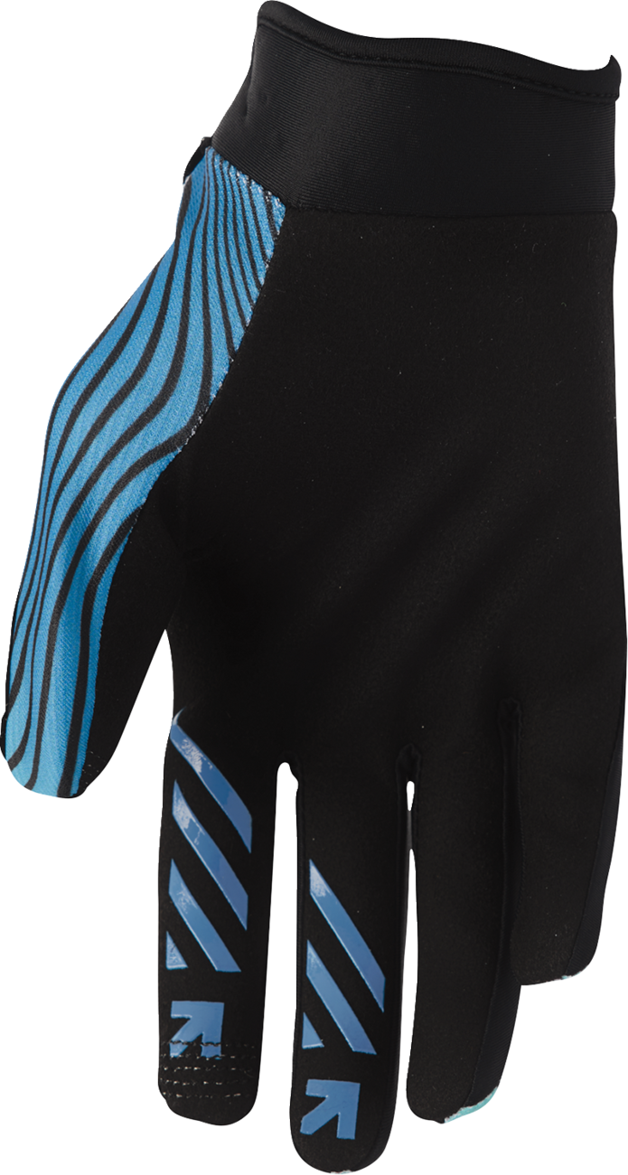 THOR Launchmode Identity Gloves - Teal and Black, Size XL - Part 3330-8532